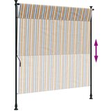  Vanjska roleta žuto-bijela 200 x 270 cm od tkanine i čelika | shoptok.hr