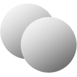  Zidna ogledala 2 kom 40 cm okrugla staklena | shoptok.hr