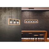  Črna/v naravni barvi viseča svetilka Agra – | Shoptok.si