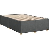  Boxspring krevet s madracem Tamnosiva 120 x 190 cm Tkanina | shoptok.hr