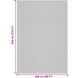 vidaXL Podna prostirka za kampiranje krem 5 5 x 2 5 m | shoptok.hr