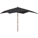  Vrtni suncobran s drvenim stupom crni 300x300x273 cm | Eponuda.ba