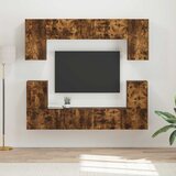  Set TV komoda Zidne 5 pcs Dimljeni hrast Konstruirano drvo | shoptok.hr