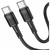 Hoco Podatkovni / polnilni kabel - Type-C <--> Type-C - Hoco X83 Victory 60W - 1m - črni Cene