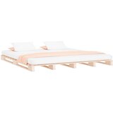  Krevet od paleta 120 x 190 cm od masivne borovine bračni | shoptok.hr