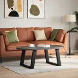  Noge za klub stolić U-oblik 2 kom Crne 70 x (42-43) cm Čelik | shoptok.hr
