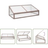  The Living Store Rastlinjak siv 110x58,5x39 cm les jelke - Rastlinjak, (21745031) Cene
