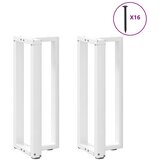  Noge za konzolni stol T-oblika 2 kom Bijele 25x28x(72-73) cm Čelik | Eponuda.com