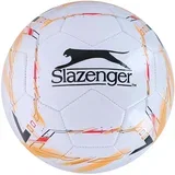 Slazenger, Nogometna žoga velikosti 5 za trening in tekme iz trpežnega poliuretana, Oranžna, (5000277383)
