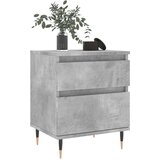 vidaXL Noćni ormarići 2 kom boja betona 40x35x50 cm konstruirano drvo | shoptok.hr
