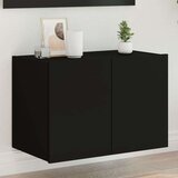 vidaXL Zidni TV ormarić s LED svjetlima crni 60 x 35 x 41 cm | shoptok.hr