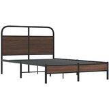 vidaXL Okvir kreveta bez madraca smeđa boja hrasta 120 x 190 cm drveni | shoptok.hr