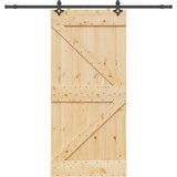  Klizna vrata NARVIK Prirodna i crna 100 x 210 cm (213 5 cm) | shoptok.hr