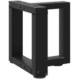 noge kavne mizice t-oblika 2 kosa črna 30x25x(30-31) cm jeklo Cene