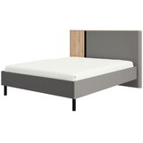 MID.YOU POSTELJA 180 cm x 200 cm , leseni material barve grafita, črna, hrast artisan | Shoptok.si