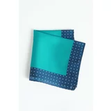 ALTINYILDIZ CLASSICS Men's Green-Navy Blue Patterned Handkerchief