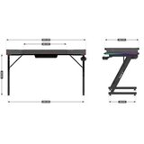 Huzaro Hero 3.3 Crni RGB Gaming sto 140x60cm | Eponuda.com