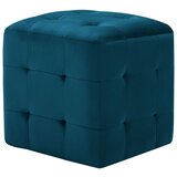 Maison Chic Dvo delni komplet Nočne omarice - Nočne mize modre 30x30x30 cm žametno blago, (21688952) Cene