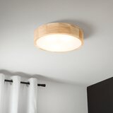  Stropno svetlo za kupatilo NATURAL MODERN 3xE27/15W/230V prečnik 37,5 cm borovina | Eponuda.com