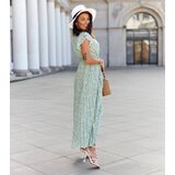 Gemre Green floral maxi dress Dorina | Shoptok.si