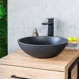  Umivaonik Laveo Amber okrugli, crni, 41 cm | shoptok.hr