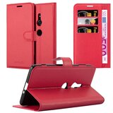Cadorabo Ohišje, združljivo z Sony Xperia XZ2 v rdeče sladkorno jabolko - Zaščitni ovitek z magnetnim zapiranjem, stoječo funkcijo in režo za kartice, (20557677) | Shoptok.si