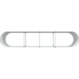  Vrtna visoka greda Rjava 400 x 80 x 81 cm Jeklo | Shoptok.si