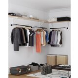  Set od 2 zidne vešalice za ramena LINEA, crna | Eponuda.com