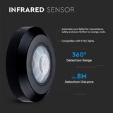  infracrveni senzor pokreta 360° 200W/230V, crne boje | Eponuda.com