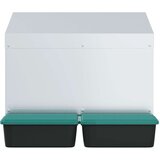  Kućica za gnijezdo za kokoši s 2 odjeljka, za montažu na zid, pocinčani čelik | shoptok.hr