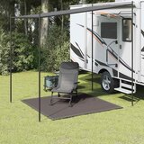  Tepih za šator 250 x 250 cm antracit HDPE | shoptok.hr