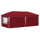  Rastezljivi šator za zabave 575 x 288 x 245 cm Tamno crvena | shoptok.hr