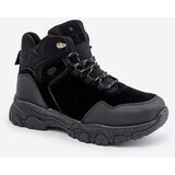 Kesi insulated men's lace-up trekking shoes black Zerista Cene