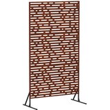  Zaslon za privatnost 100 x 50 x 180 cm Otporni čelik Rđa | shoptok.hr