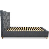 Scandic Siva oblazinjena zakonska postelja s prostorom za shranjevanje z letvenim dnom 160x200 cm Bee – | Shoptok.si