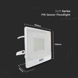  led reflektor sa senzorom, 50W, 230V, 4000K, IP65, beo | Eponuda.com