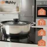 Ruhhy univerzalni poklopac 3 u 1 za lonce 28/30/32 cm, staklo i silikon | shoptok.hr