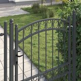  Ogradna vrata EMMEN 170 x 100 cm Čelik s praškastim premazom | shoptok.hr