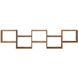 vidaXL Stenska kockasta polica 5 predelki starinski les inženirski les | Shoptok.si