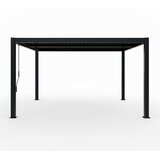  Sojag Milo 1012 | Čelična pergola s krovom sa žaluzinama | Crna | 3x3 5m | shoptok.hr
