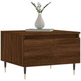 vidaXL Klubska mizica 2 kosa rjav hrast 50x46x35 cm inženirski les | Shoptok.si