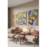 WALLXPERT Ç-300845 - 3040 set dekorativnih slika u više boja (3 komada) | Eponuda.com