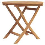 vidaXL 3-dijelni Sklopivi Vrtni Bistro Set od Čvrstog Drva Akacije | shoptok.hr