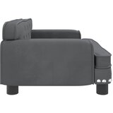  Krevet za pse tamnosivi 95 x 55 x 30 cm baršunasti | shoptok.hr