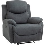 HOMCOM Ročni fotelj Relax v sivi laneni barvi, z naslonom za hrbet, ki se nagne do 150°, in naslonom za noge, za dom in pisarno, 97x96x105,5 cm, (20710940) Cene