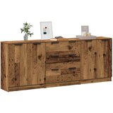  Komoda 3 kom staro drvo 60x30x70 cm konstruirano drvo Cijene