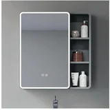 LED ogledalni ormarić za kupatilo sa pozadinskim osvetljenjem NOTO SINGLE 78x65 cm