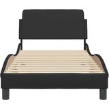  Okvir za krevet Dover Crni 90x190 cm Implicitna koža | shoptok.hr