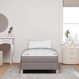 vidaXL Postelja z vzmetnico Taupe, rjava 80 x 200 cm | Shoptok.si