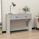vidaXL Konzolna mizica betonsko siva 100x39x75 cm inženirski les Cene